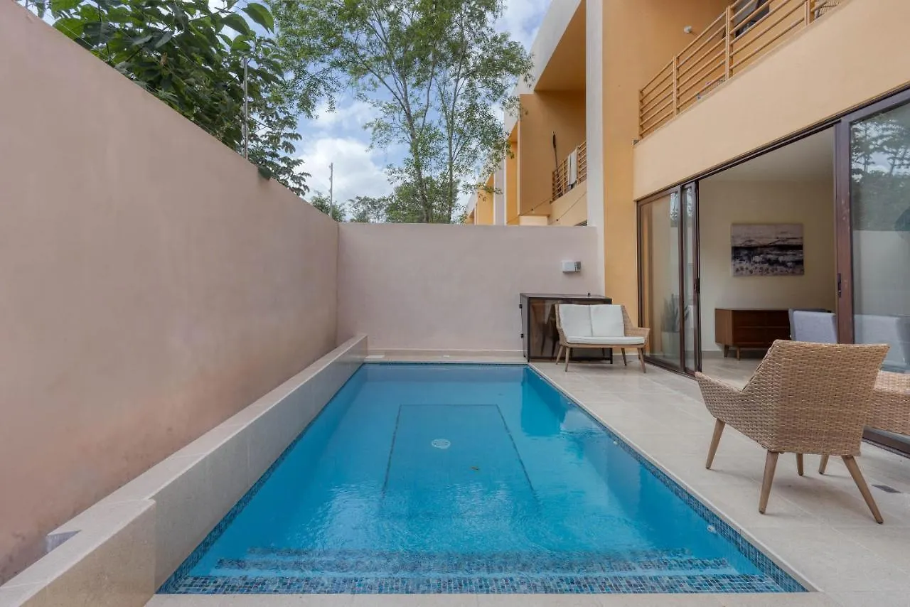 Brand New 3Br 3Ba House With Private Pool By Simply Comfort Playa del Carmen 0*,  Mexico